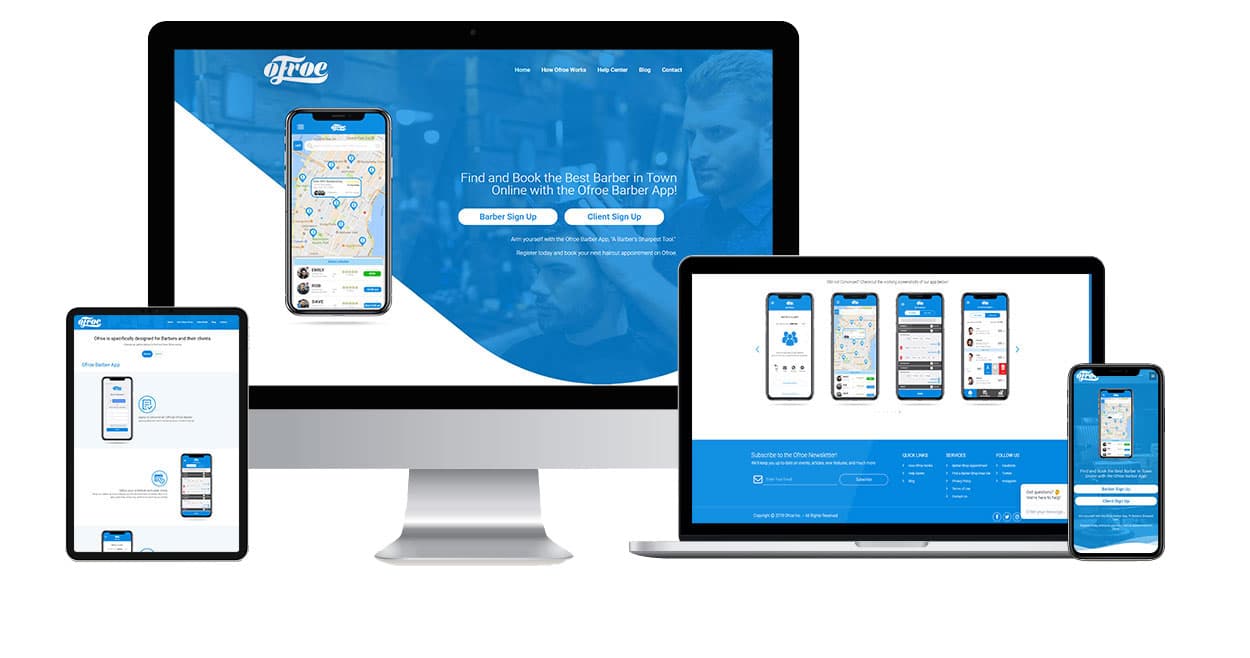 OFROE website design by Mass Division