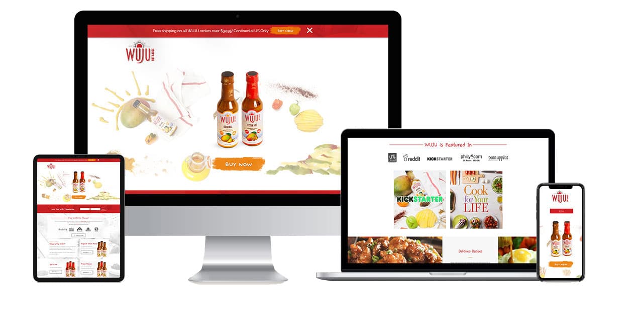 Wuju website design by Mass Division